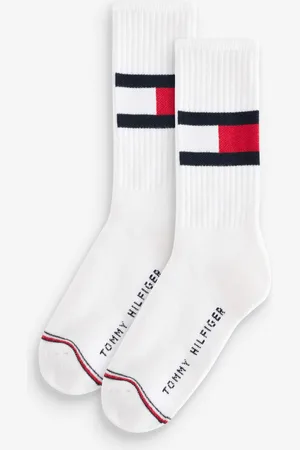 Tommy Hilfiger Flag White Sokker 2 Pakke2.5