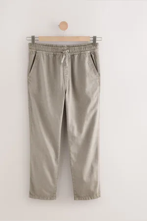 Next Bomuld Hør Twill Elasticated Waist Bukser42r