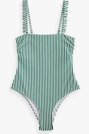 Next Seersucker Stripe Tummy Control Swimsuit40