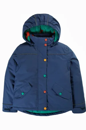 Frugi Blue Rambler 3 In 1 Vest Coat and Jacket8 - 9 år (128 - 134cm)