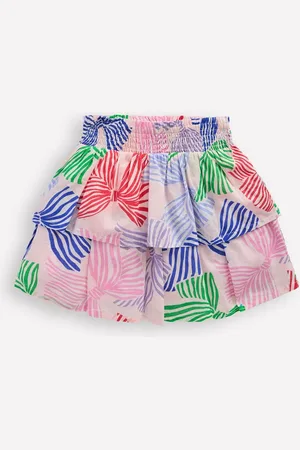 Boden Tiered Woven 100% Cotton Skirt134140cm