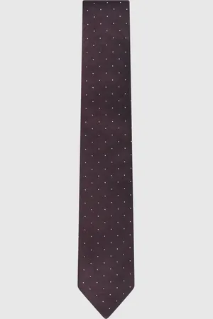 Reiss Liam Polka Dot Silk SlipsEN