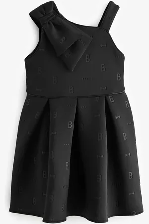 Ted Baker Bow Detail Embossed Scuba Dress10 år (140cm)