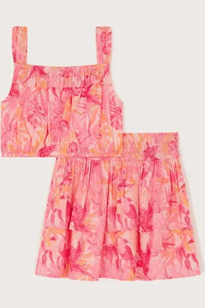 Monsoon Birds Of Paradise Crop Top and Skirt Set152158cm