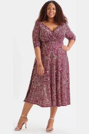 Scarlett & Jo Helena Midi Kjole40