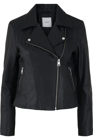 Pieces® Real Leather Biker Jacket40