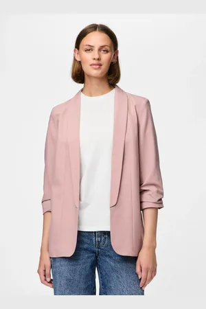 Pieces® Blazer med rynket ærmeL 12