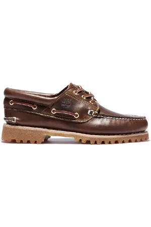 Timberland Brown 3 Eye Lug Boat Sko