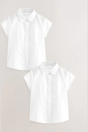 Next 2 Pack Short Sleeve Fitted School Shirts (3-17yrs)12 år (152cm)
