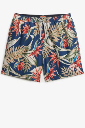 Superdry Hawaiian Print 17-Inch Swim Shortsmedium