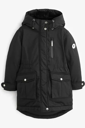 Clarks Vandafvisende parkacoat til piger13 år (158cm)