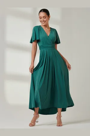 Jolie Moi Angel Sleeve Super Smooth Jersey Maxikjole36