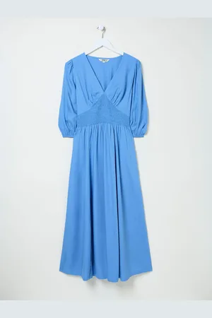 Fat Face FatFace Rene Textured Midi Dress34kort
