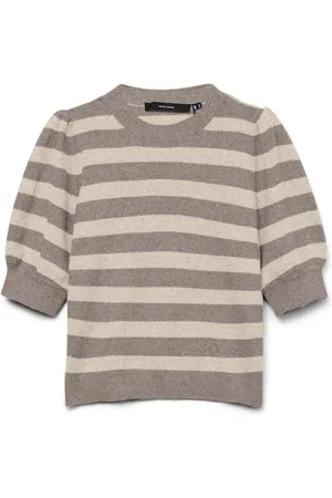 VERO MODA Round Neck Puff Sleeve Knitted JumperS 8