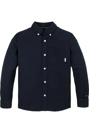 Tommy Hilfiger Relaxed Hør Blend Langærmet Skjorter166168cm