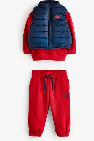 New Balance Baby Drenge Sweatshirt Joggers Og Gilet Sæt1 Year (80cm)