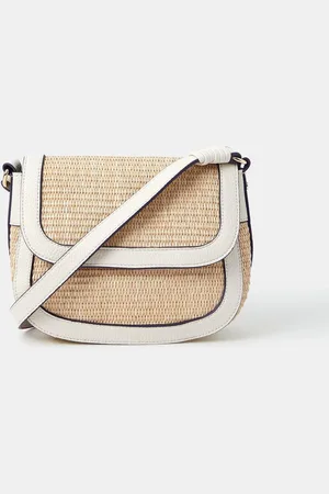 Accessorize Woven Satchel Cross-Body Bagen