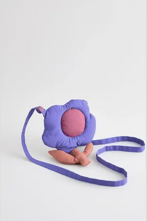 Next Quilted Flower Cross-Body 100% Cotton BagEn