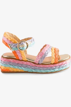 River Island Piger Multi Colour Kilehæle Sandaleruk13eu32