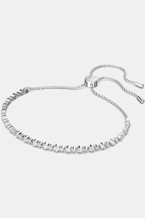 Swarovski Tone subtil blødt rhodium skinnende armbåndEn