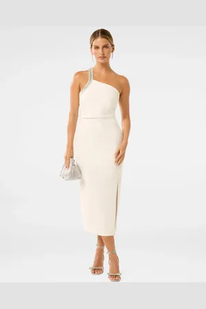 Forever New Irene Petite Embellished Asymmetrical Bodycon Dress34