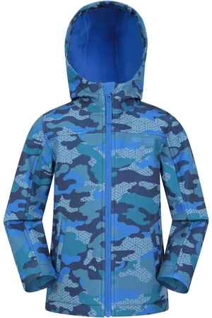 Mountain Warehouse Exodus II Kids Printed Water Resistant Softshell Jacket5 - 6 år (110 - 116cm)