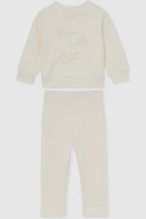Reiss Ossie Slogansæt Sweatshirt og Leggings7480cm