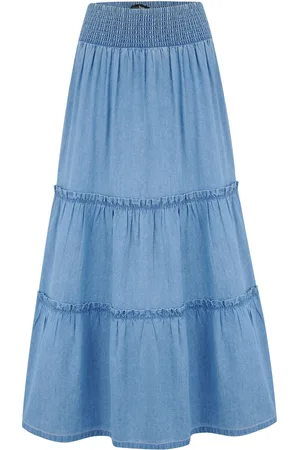 Pour Moi Tahlia Frill Tiered Maxi Skirt46