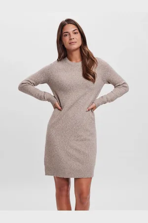 VERO MODA Soft Touch Round Neck Knitted Jumper Dress42