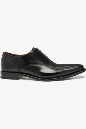 Loake Sharp poleret læder tåkappe Oxford Sko