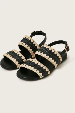 Monsoon Woven Whipstitch Strappy Sandalsuk10eu28