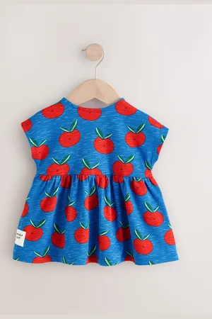 Next Short Sleeves 100% Cotton Jersey Dress (3mths-7yrs)6 - 7 år (116 - 122cm)