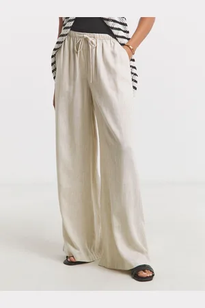Simply Be Wide Leg Linen Trousers48