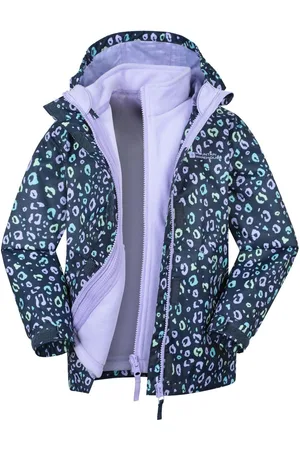 Mountain Warehouse Kids Aries Printet Vandtæt 3-i-1 Jakke110116cm