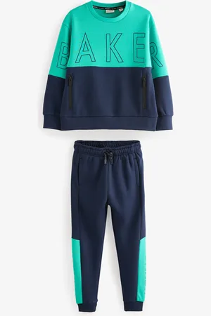 Ted Baker Navy Colourblock Sweatshirt And Joggers Set2 - 3 år (92 - 98cm)