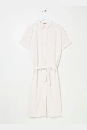 Fat Face FatFace 100% Cotton Beachwear Broderie Shirt Dress36