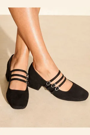 Friends Like These Low Block hæle Triple Strap Maryjane Courtskoeu37