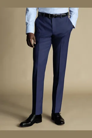 Charles Tyrwhitt Slim Fit Sharkskin Ultimate Performance Suit TrousersW32 L32
