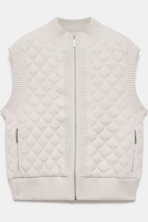 mint&berry Quilted Cotton Blend GiletS