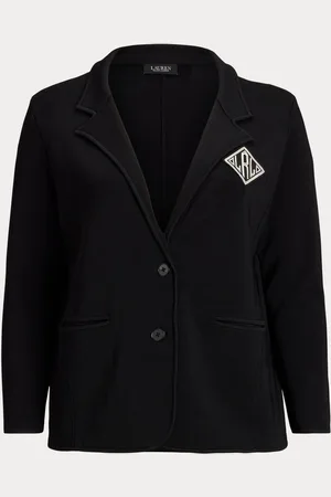 Ralph Lauren Rayon Nylon Black BlazerXL