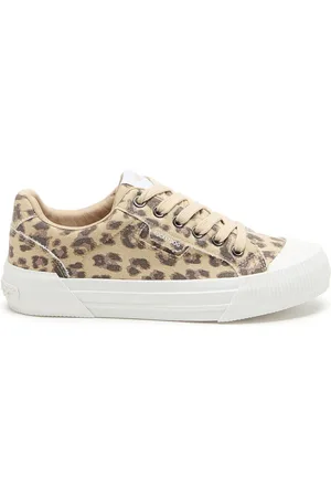 Rocket Dog Animal Print Cheery Dexter Canvas Cotton Trainerseu38