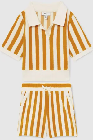 Reiss Tara Towelling Stripe Shorts Set134140cm