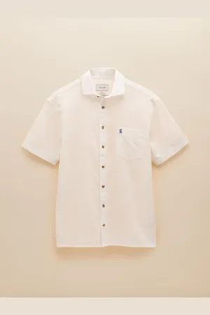 Joules Linen Blend Short Sleeve Shirtlarge