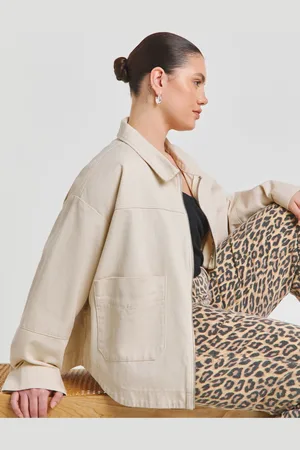 Simply Be Cropped Utility 100% Cotton Jacket50