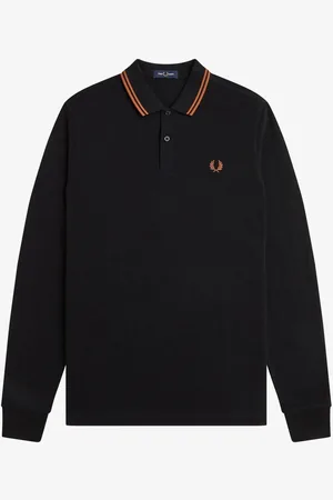 Fred Perry Herre Twin Tipped 100% Cotton Polo-skjorterL