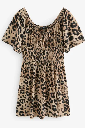 Next Kortærmet Slips Front Jersey Mini Kjole42høj