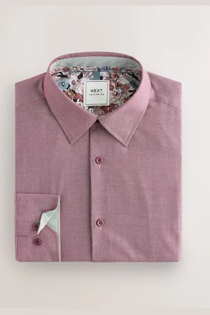 Next Trimmed Easy Care Single Cuff Oxford Shirt46cm R (UK 18 R)