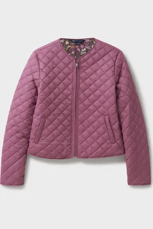 J.Crew Company Lyserød Quiltet 100% Bomuld. Jakke42