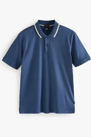 HUGO BOSS Penrose Slim Fit Striped Collar Polo Shirtsmall