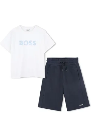 HUGO BOSS Logo Short Sleeve T-Shirt & Short Set5 år (110cm)